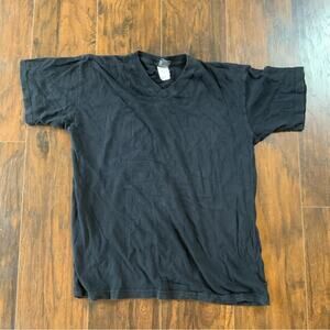 Cottonnet Supreme black v-neck tee